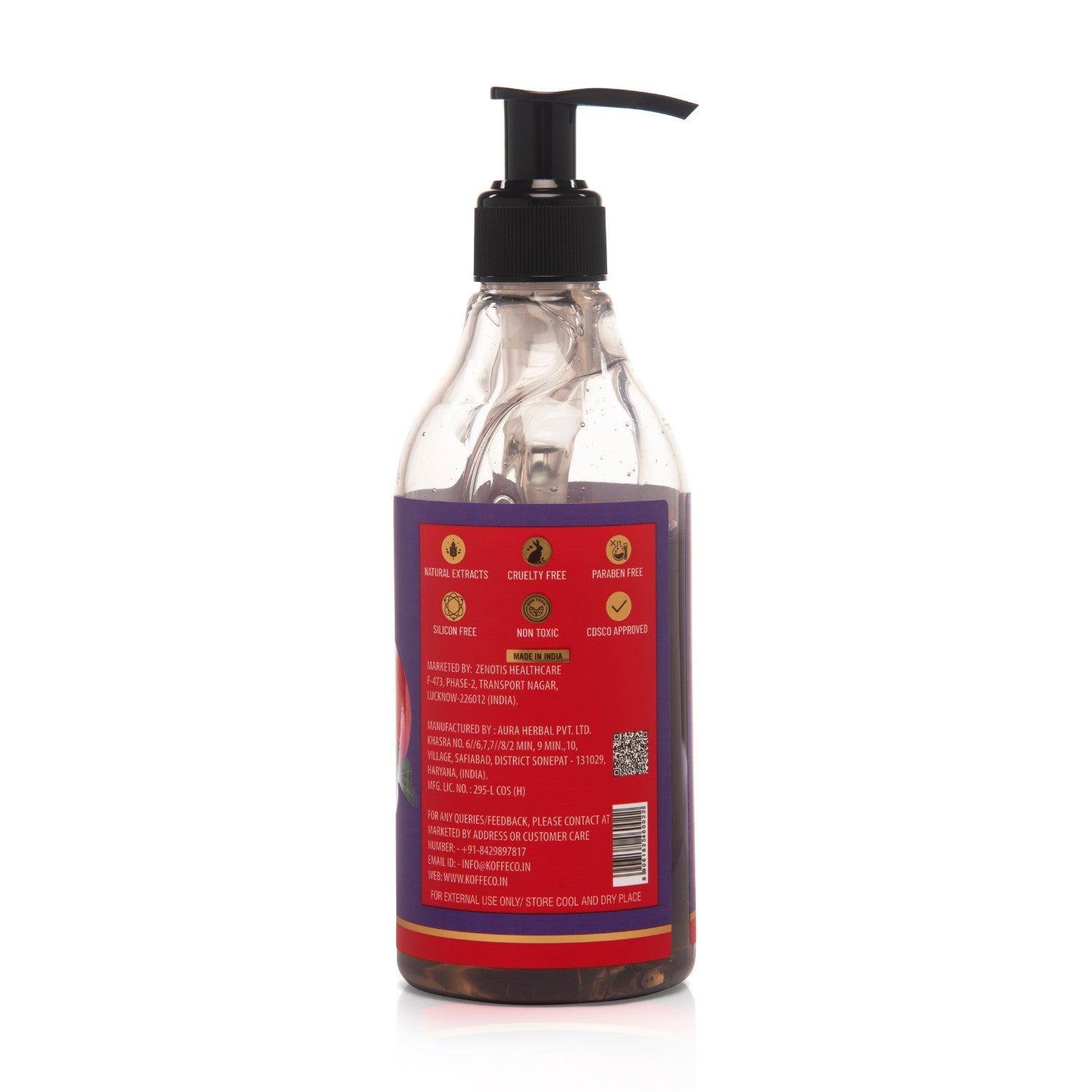 BLUEBERRY & POMEGRANATE BODY WASH, SHOWER GEL 250ml
