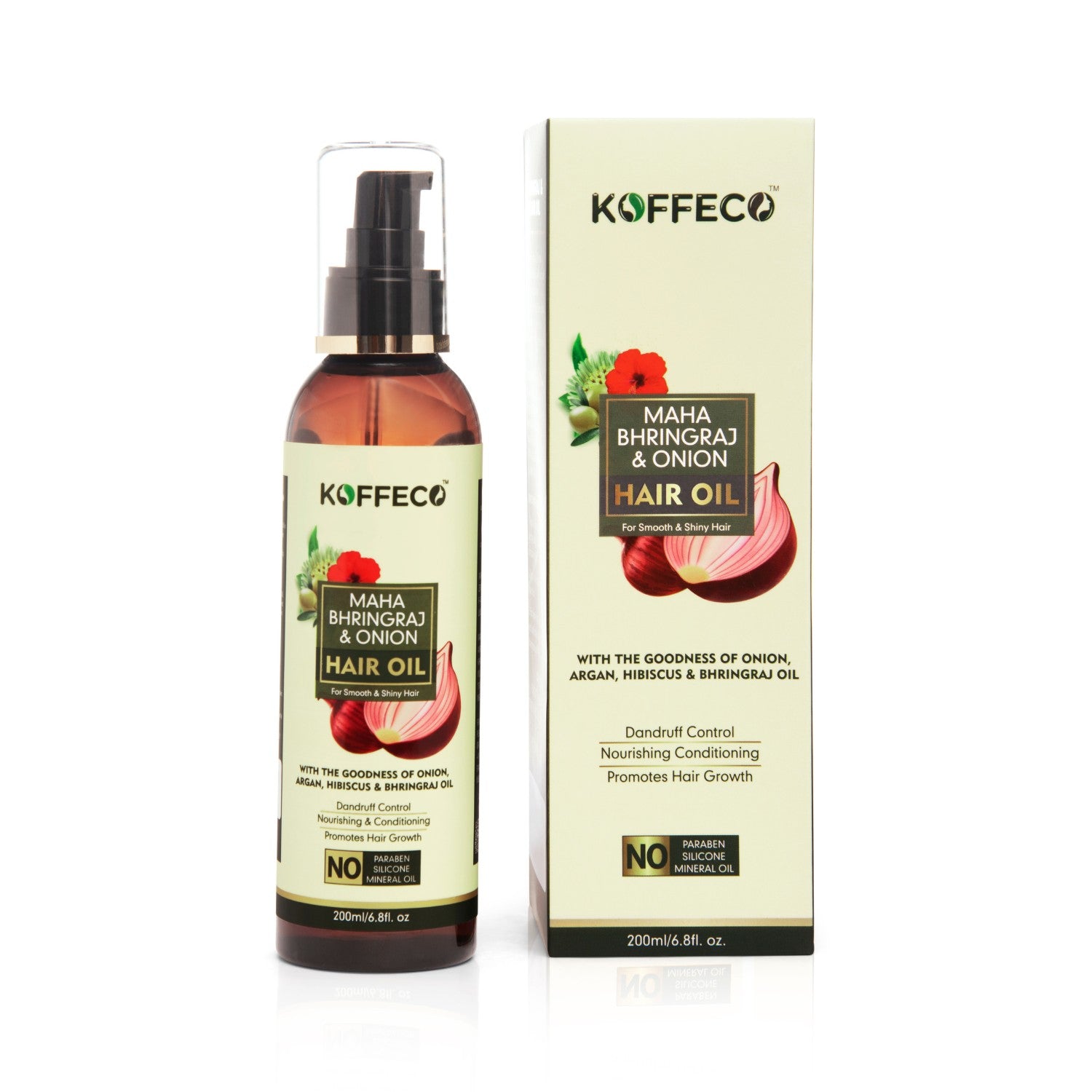 MAHA BHRINGRAJ ONION & HIBISCUS HAIR OIL 200 ML