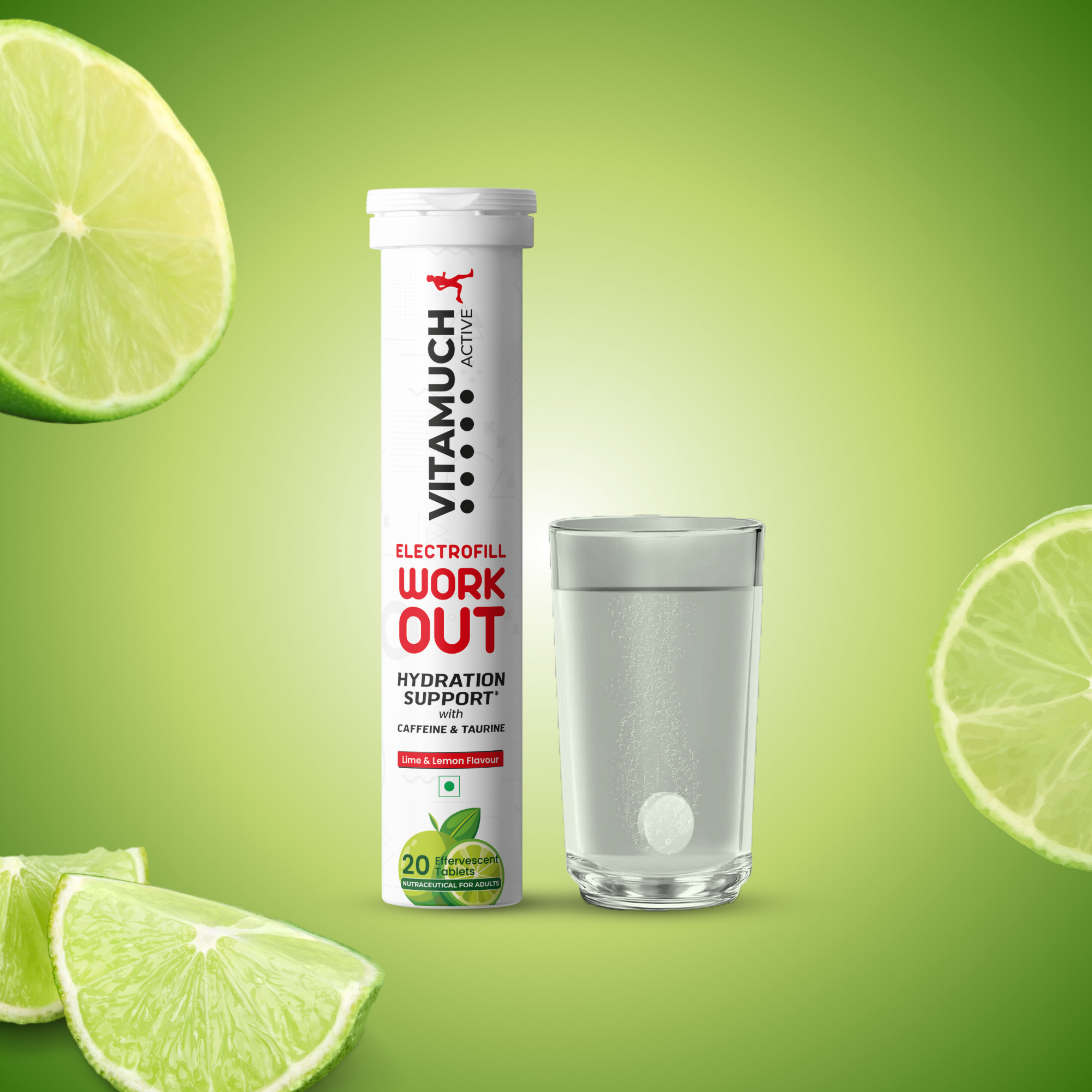 Vitamuch Active Electrofill Workout Effervescent