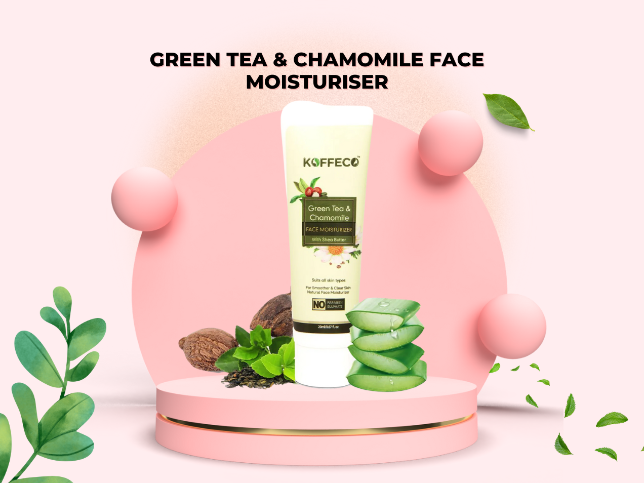 Harnessing the benefits of Green Tea and Chamomile for spa like glow