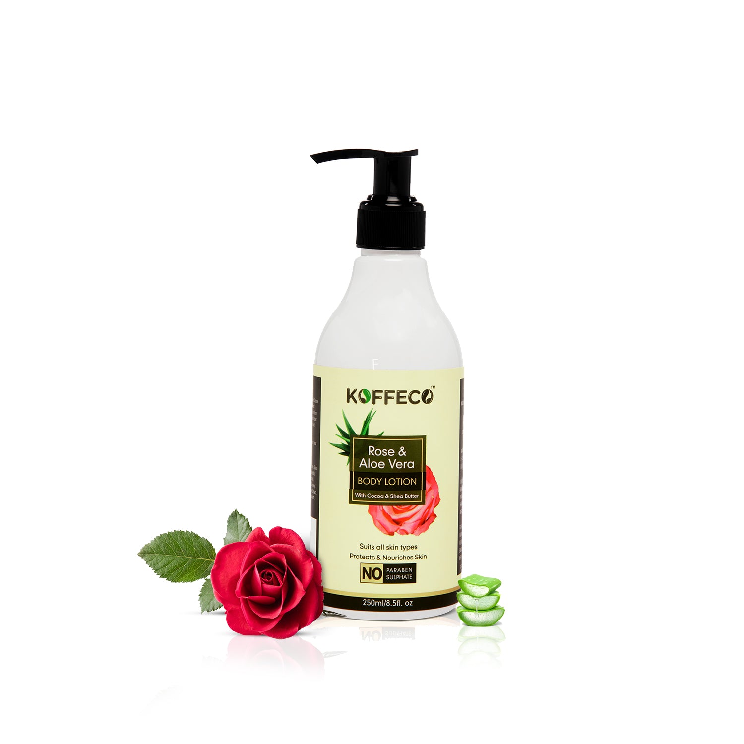 ROSE & ALOE VERA BUTTER BODY LOTION 250 ML