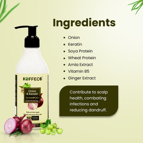 ONION & KERATIN SHAMPOO 250ml