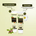 GREEN TEA, CHAMOMILE FACE WASH + GREEN TEA, CHAMOMILE FACE MOISTURIZER_PACK OF 2 (200ml Kit)