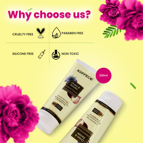 Koffeco Onion & Keratin Conditioner (200ml)