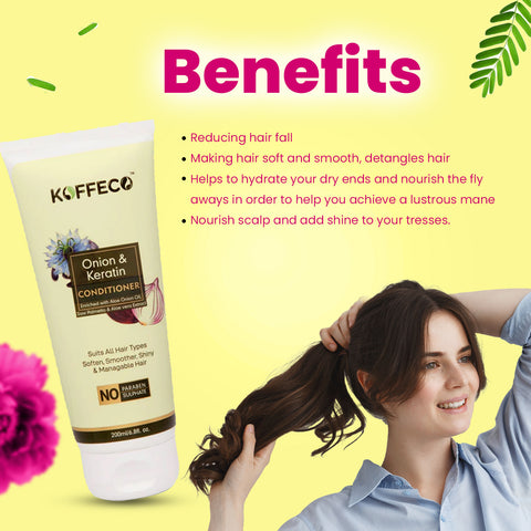 Koffeco Onion & Keratin Conditioner (200ml)