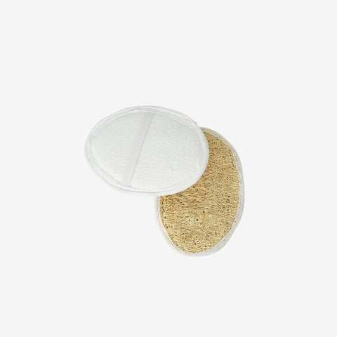 Koffeco Natural Loofah Body Scrubber for Bathing for men and women (Pack of 2)