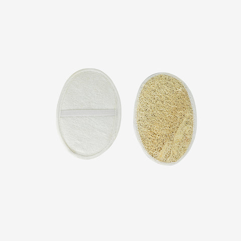 Koffeco Natural Loofah Body Scrubber for Bathing for men and women (Pack of 2)