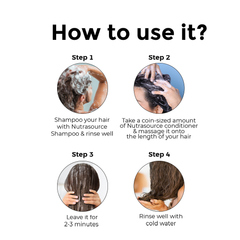 Nutrasource Hair Growth Conditioner | Backed by Korean Science | Infused with Hair Loss Vaccine Technology