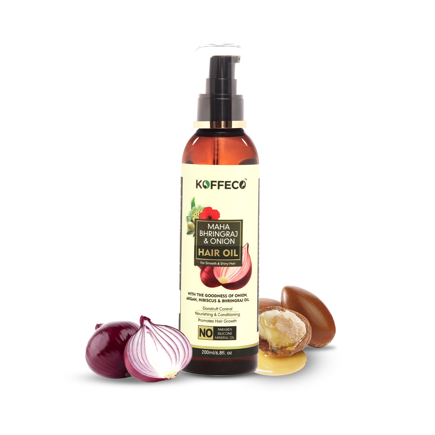 MAHA BHRINGRAJ ONION & HIBISCUS HAIR OIL 200 ML