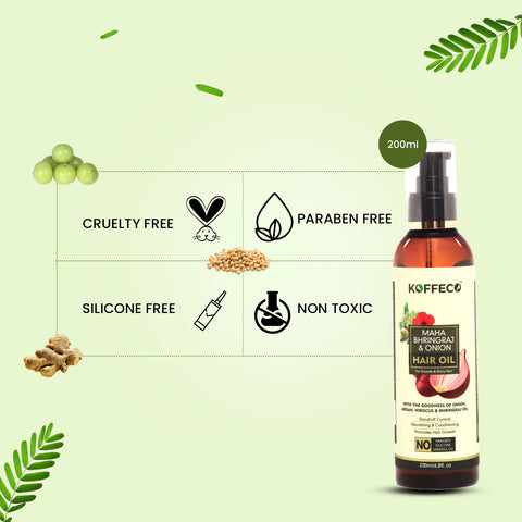 MAHA BHRINGRAJ ONION & HIBISCUS HAIR OIL 200 ML