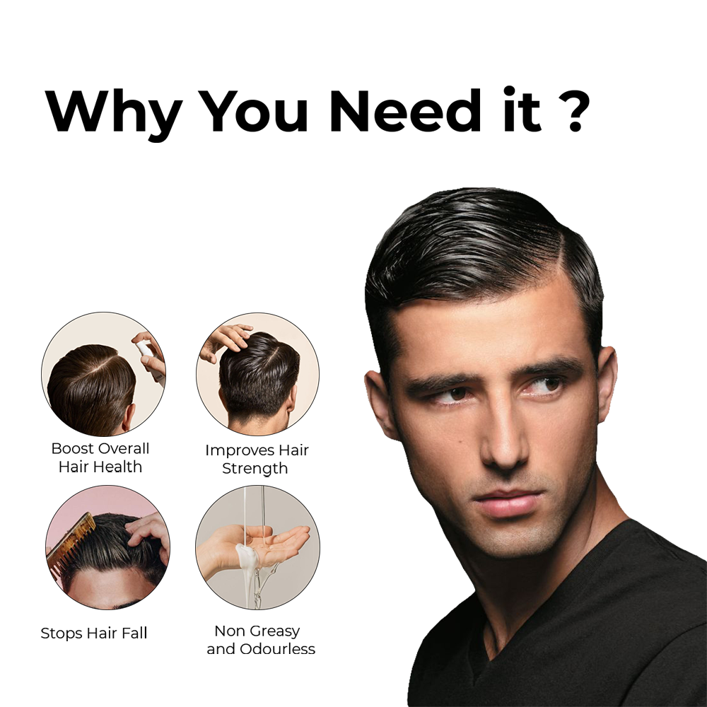 Nutrasource Hair Growth Serum | Backed by Korean Science | HL-V Technology with Oatmeal, Aliv Seeds, Triphala & Procapil | DHT Blocker
