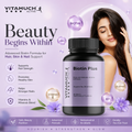 Vitamuch Biotin Plus Tablets | Biotin + Iron + Zinc + Vitamins A, C, D3, E + Folate & B12 | Hair Growth, Skin Glow & Energy Support Supplement