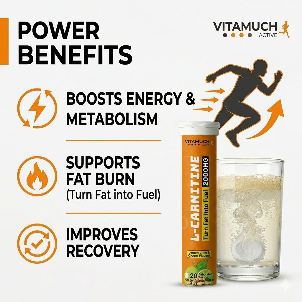 Vitamuch L-Carnitine 2000 Effervescent Tablets vitamuch.in Vitamuch L-Carnitine 2000 Effervescent Tablets vitamuch.in