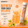 Vitamuch Vitamin C Fizz Effervescent Tablets Enriched With Amla Extract, Vitamin C & Zinc
