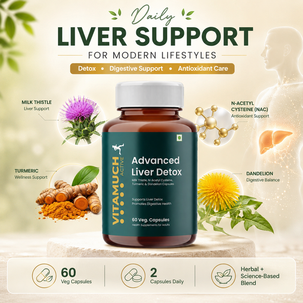 Vitamuch Advanced Liver Detox Capsules For Liver & Digestive Health