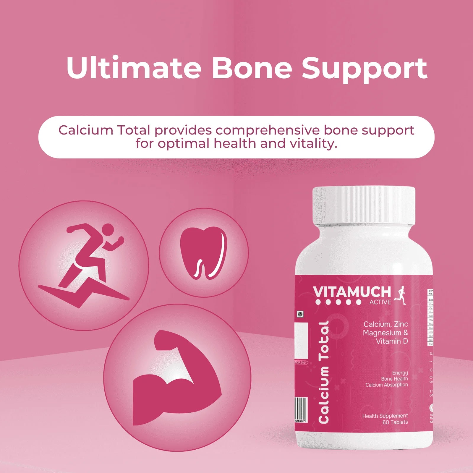 Vitamuch Active Calcium Total Tablets