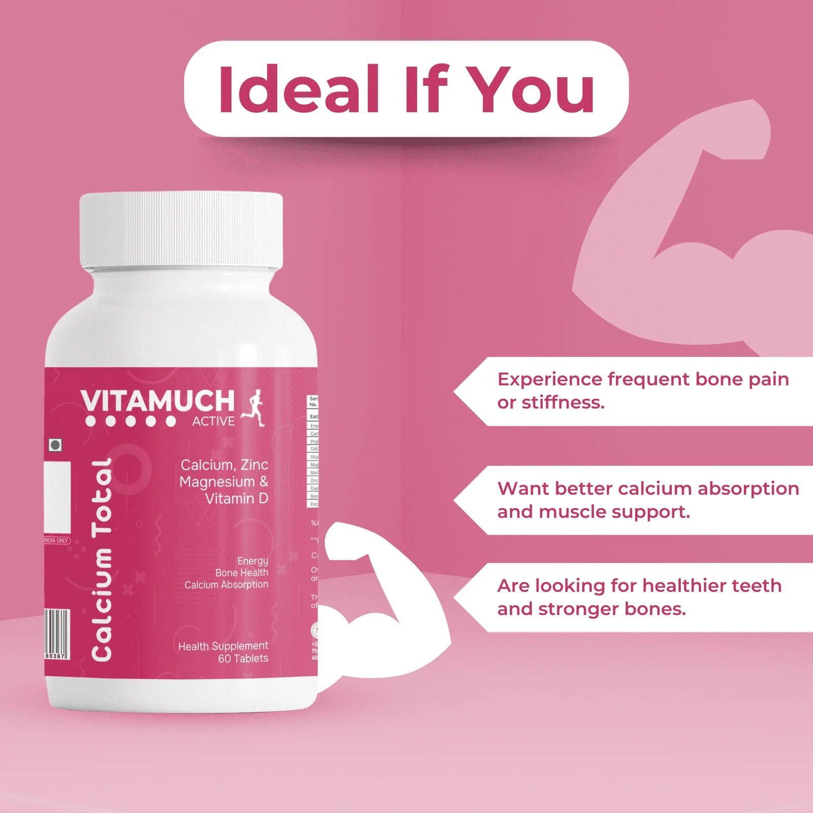 Vitamuch Active Calcium Total Tablets