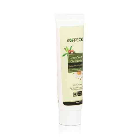 GREEN TEA & CHAMOMILE FACE MOISTURIZER TRAVEL PACK FOR MEN & WOMEN 20ml