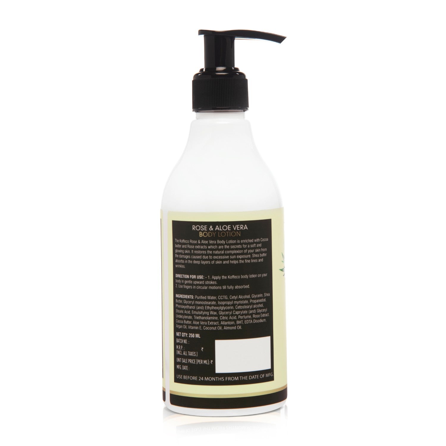 ROSE & ALOE VERA BUTTER BODY LOTION 250 ML