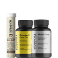 Vitamuch Men's Vitality Stack | Men's Health Combo – Shilajit + Omega 3 + Multivitamin