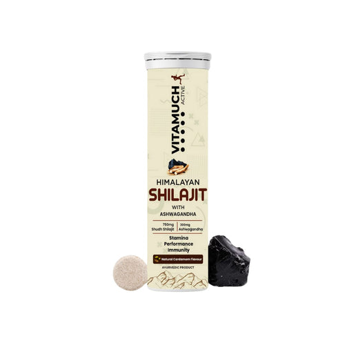 Vitamuch Active Himalayan Shilajit Effervescent Tablets For Stamina & Vitality