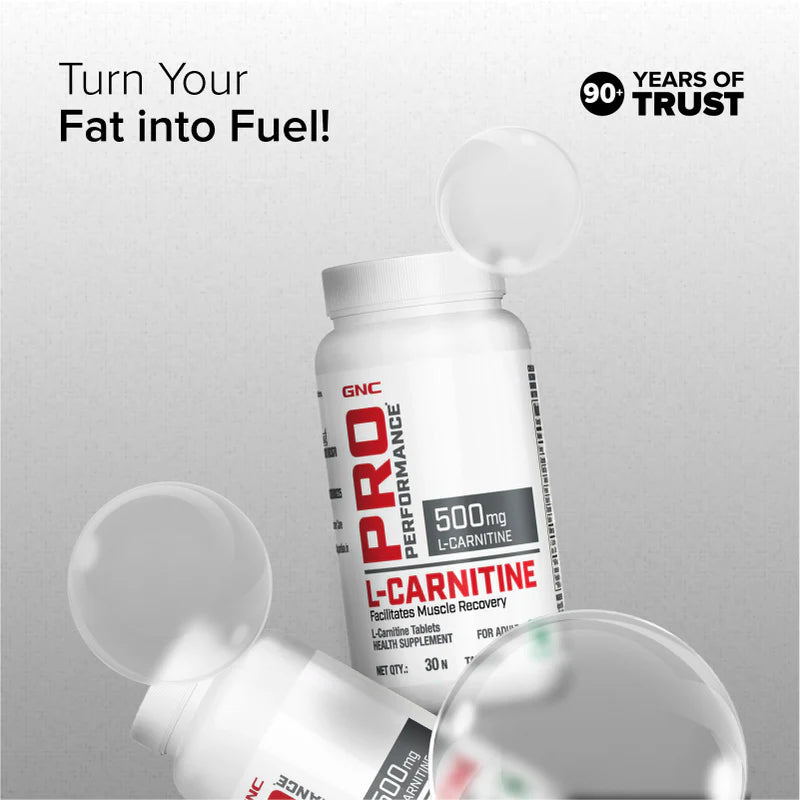 GNC Pro Performance L-Carnitine Tablets 500mg