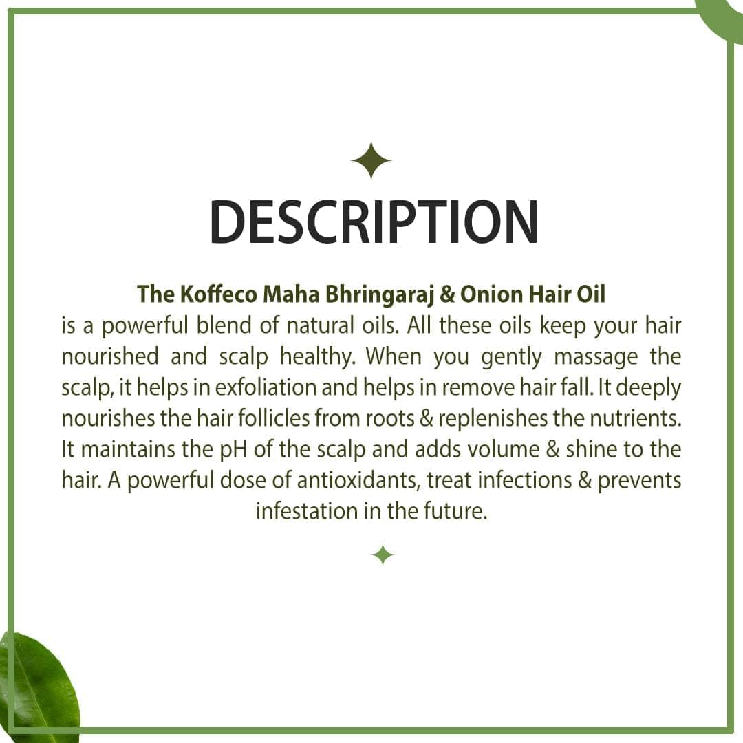 MAHA BHRINGRAJ ONION & HIBISCUS HAIR OIL 200 ML